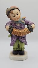 Vintage  Friedel  figurine. From Germany original boy With Accordion. picture
