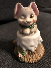 ENESCO CHRISTMAS MOUSE BELL VINTAGE picture