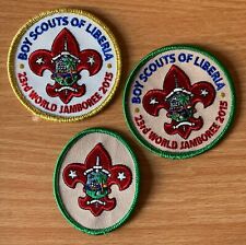 2019 23RD World Scout Jamboree 2 LIBERIAN Contingent badges 2015 plus Tenderfoot picture