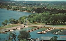 Seneca Lake State Park & Marina, New York, NY, Chrome Vintage Postcard a3639 picture