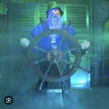 Lowes Haunted Living 6-ft Animated Ghost Captain Steering Captain Animatronic picture