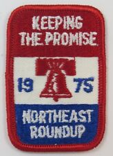 1975 Keeping The Promise Northeast Roundup Patch RED Border [C-1620] picture
