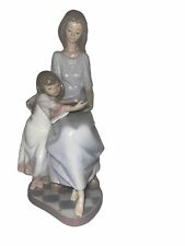 LLADRO Bedtime Story #5457 Mother Daughter Reading-no box picture