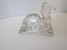 Vintage Crystal Camel, by L.E. Smith, Raised Shriners Emblem Sides of Neck picture