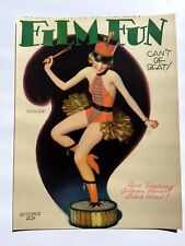 October 1929 Film Fun Magazine COVER ONLY by Enoch Bolles w/ Actress Alice White picture