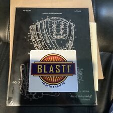 Blast Arts And Crafts Baseball  Glove Construction Diagram Shelf Decor Artwork^ picture