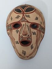 Vintage Clay Venezuelan Signed Pottery Mask picture