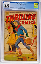 THRILLING COMICS #73 CGC GD 2.0 STANDARD 1949 SCHOMBURG COVER, FRAZETTA ART picture