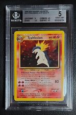 Typhlosion 18 1st ENG Pokemon Card NEO Genesis BGS 5 picture