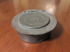 Ashbil Griswold Pewter Soap Dish Rare American Meriden CT 19th Century picture