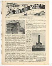 1898 Article & Pics: Abraham Lincoln's Home & Monument, Speech, Springfield IL picture