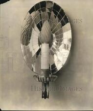 1936 Press Photo Light Segmental Mirror - nee09111 picture