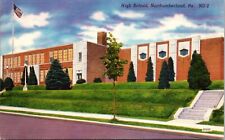 Northumberland PA-Pennsylvania, High School, Vintage Postcard NOSTALGIA A3 picture
