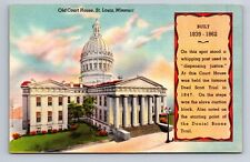 Old Courthouse History St Louis Missouri Postcard picture