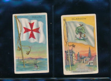 Lot (2) T59 Flags Jack Rose Back Malta Glasgow (FZ72) SWSW6 picture
