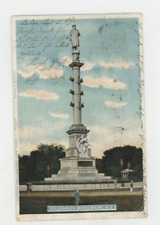 Vintage Postcard  NEW YORK CITY   COLUMBUS MONUMENT UDB STAMP POSTED picture