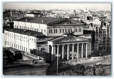 Moscow Russia Postcard State USSR Academic Bolshoi Theatre c1960's RPPC Photo picture