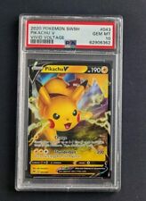 Pikachu V 043/185 Vivid Voltage Gem Mint PSA 10 Graded Pokémon Card picture