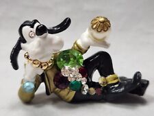 Vintage Disney Rhinestone Blinged Out Goofy Bullyland Made in Germany picture