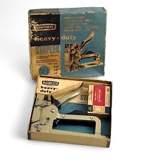 Vintage Craftsman Gun Tacker-Stapler Heavy Duty Sold By Sears + Vintage Staples picture