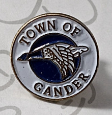 Town of Gander Newfoundland Canada Badge Pin Vintage Tourist Travel Souvenir picture