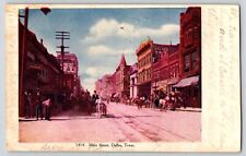 Postcard Main Street Dallas Texas - 1907 - Paris Texas Cancel picture