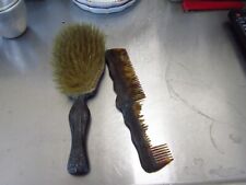 Vintage possibly Antique Brush Read info from estate sale includes broken comb picture