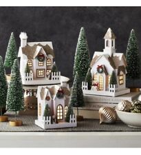 Member's Mark 9-Piece Pre-Lit Holiday Village -white picture