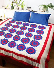 Patriotic Stars W/ Geese & a Great Border FINISHED QUILT - MASTERPIECE LOOK picture