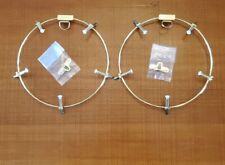 2 - Van Hygan & Smythe Brass Plate Hangers For  8 1/2 - 9  Inch Plates picture