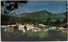 ESTES PARK COLORADO Manor Trailer Park and Motel Vintage LARIMER COUNTY Postcard picture