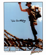 VIC ARMSTRONG - Stunt double for Indiana Jones - hand signed 10 x 8 photo picture