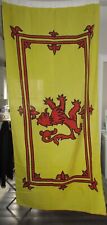 Vintage 6FT wool Lion Rampant Royal Banner of Scotland Nautical Flag picture