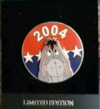 HTF WDW 2004 PRESIDENTIAL ELECTION EEYORE & DUMBO SURPRISE DISNEY PINS - 2 PINS picture