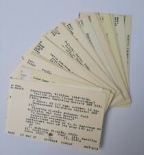 Vintage Library Catalog Cards (50 cards) picture