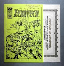 ULTRA-RARE 1993 MICHAEL DOONEY'S XENOTECH 1 SPECIAL ASHCAN EDITION (NM+) SCARCE* picture
