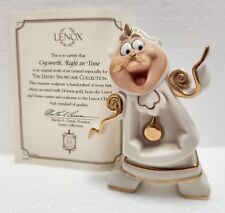 Lenox Disney Showcase Collection Cogsworth, Right on Time Figurine  picture