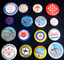THE RED ARROWS ROYAL AIR FORCE RAF DISPLAY TEAM vintage collection pin BADGES picture