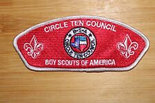 Circle Tan Council Boy Scouts of America BSA Patch picture