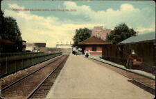 East Palestine Ohio train station Pennsylvania Railroad Yards ~ postcard sku387 picture