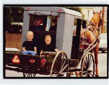 Postcard Portrait of two young Amish girls Amish Seasons Pennsylvania USA picture