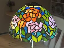 Beautiful Tiffany’s Style Lampshade , Botanical, Stained Glass , 10.5”W X 6” H picture