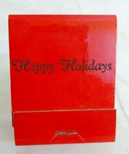 Vintage Matchbook Unstruck - Happy Holidays - Jax Restaurant - Minneapolis MN picture