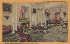 Postcard Double Parlors Hermitage General Andrew Jackson's Home Nashville TN picture