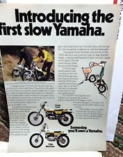 1973 Yamaha TY 250 TY 80 Motorcycle Original Ad vintage picture