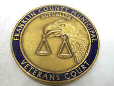 FRANKLIN COUNTY MUNICIPAL VETERANS COURT CHALLENGE COIN picture