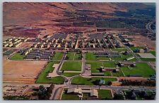 Intermountain School Brigham City Utah Aerial View Campus Plains UNP Postcard picture