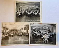 Vintage 3 Large Photos 25 Year Club Banquet 1952 1953 1956 Hotel Faust Texas picture
