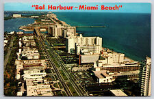 Vintage Postcard Bal Harbour Miami Beach Florida picture