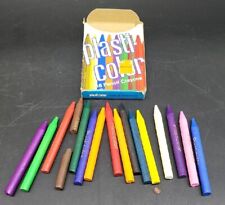Vintage Box of 16 Sargent Plasti-Color Pencil Crayons in Original Box Westab Inc picture